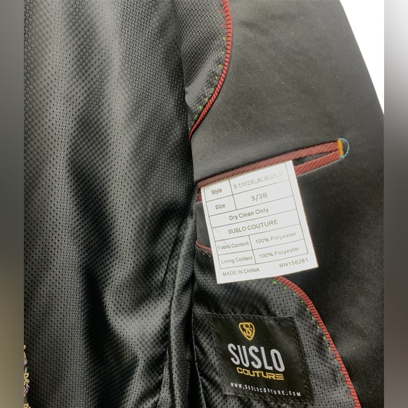 Sulso Couture Black/Gold Blazer